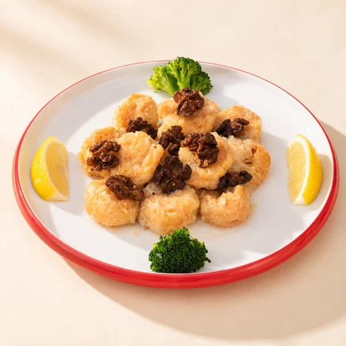 Lemon Glazed Walnut Shrimp