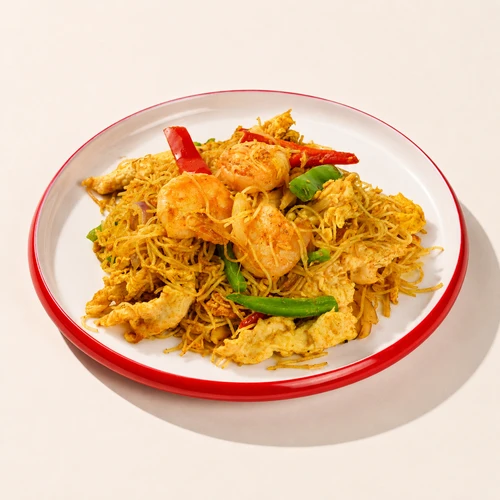 Singapore Mei Fun (Jumbo Shrimp & Chicken)