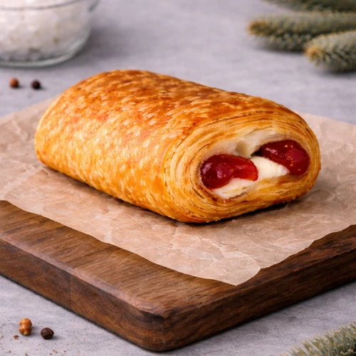 Raspberry Cream Croissant
