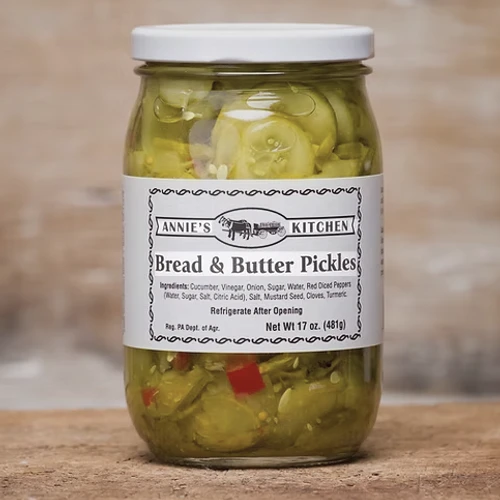 Bread & Butter Pickles by Annie's Kitchen