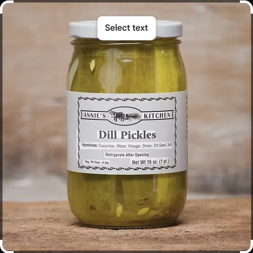 Dill Pickles by Annie's Kitchen