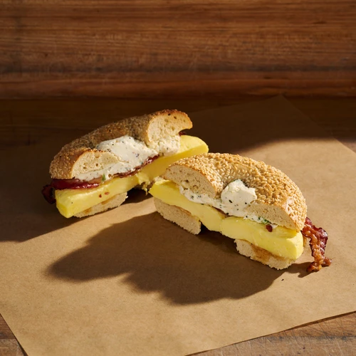 Chiltepin Cream Cheese Breakfast Bagel Combo #B2