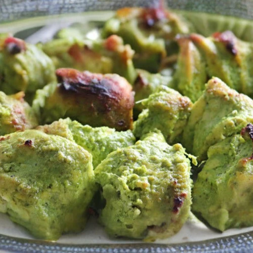Hariyali Chicken Kebabs