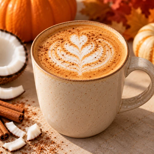 Coconut Pumpkin Spice Latte