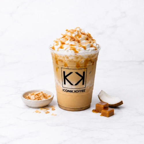 Salted Caramel Coconut Latte