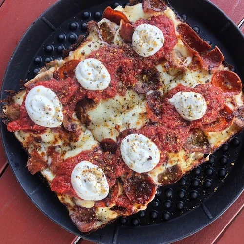 Whipped Ricotta Pizza - Detroit