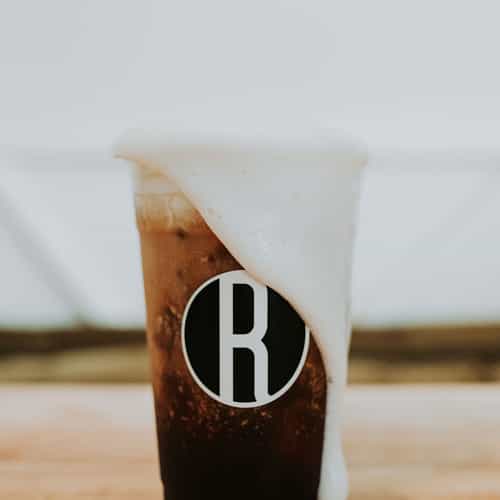 24 oz Iced Latte (3 shot espresso)