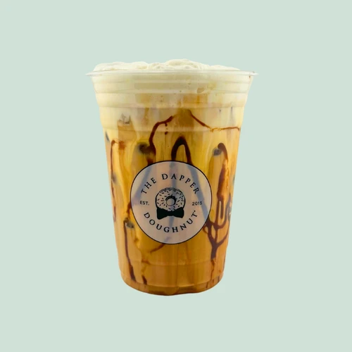 #Iced S’Mores Cold Foam Latte