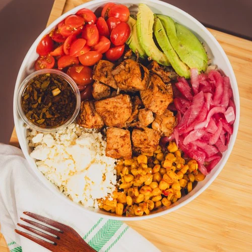 Harissa Marinated Chicken Bowl