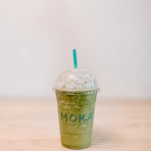 Blended Matcha Tea Latte