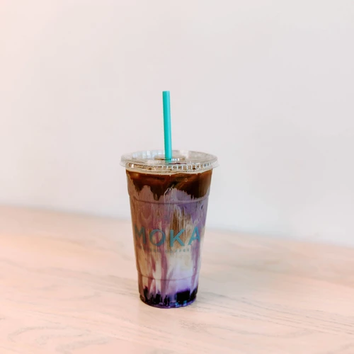 Iced Ube Macchiato
