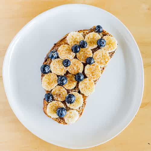 Almond Butter and Banana Toast