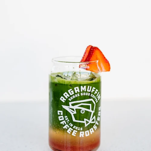 Sparkling Strawberry Matcha