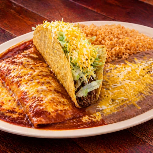 Hard Shell Taco & Enchilada Plate
