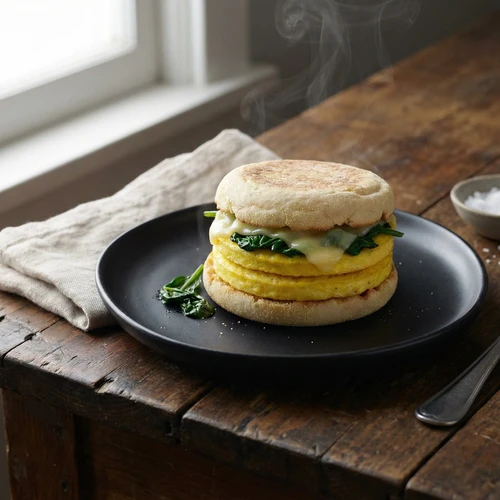Egg & Spinach English Muffin