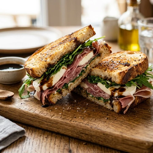 Proscuitto Mozzarella Sandwich