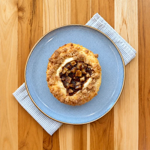 Spiced Apple Crumble Brioche Danish