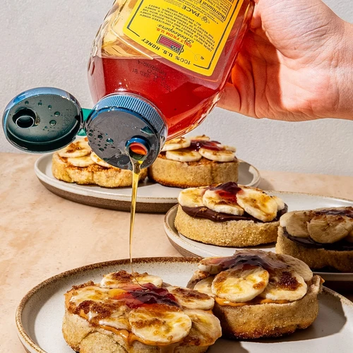 Banana Brulee English Muffin