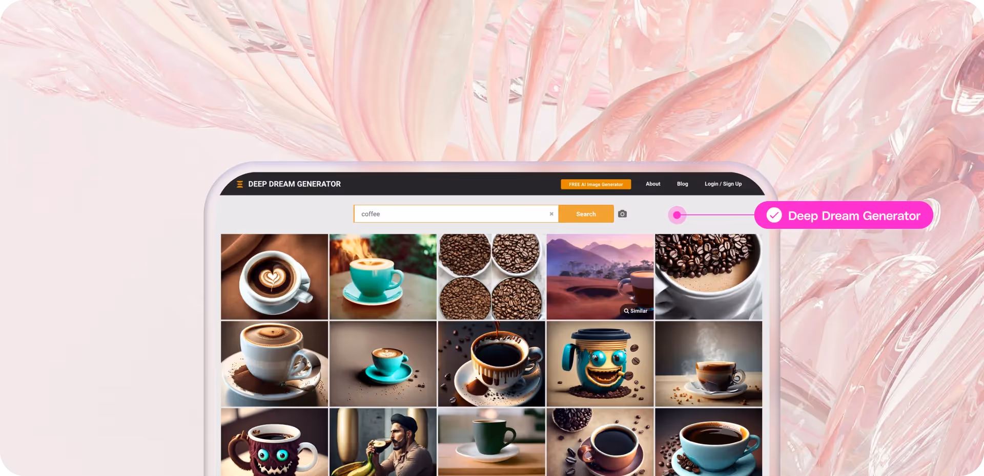 Explore Deep Dream Generator and Artbreeder