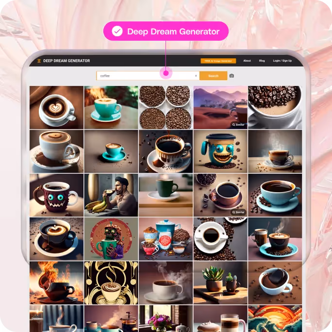 Explore Deep Dream Generator and Artbreeder