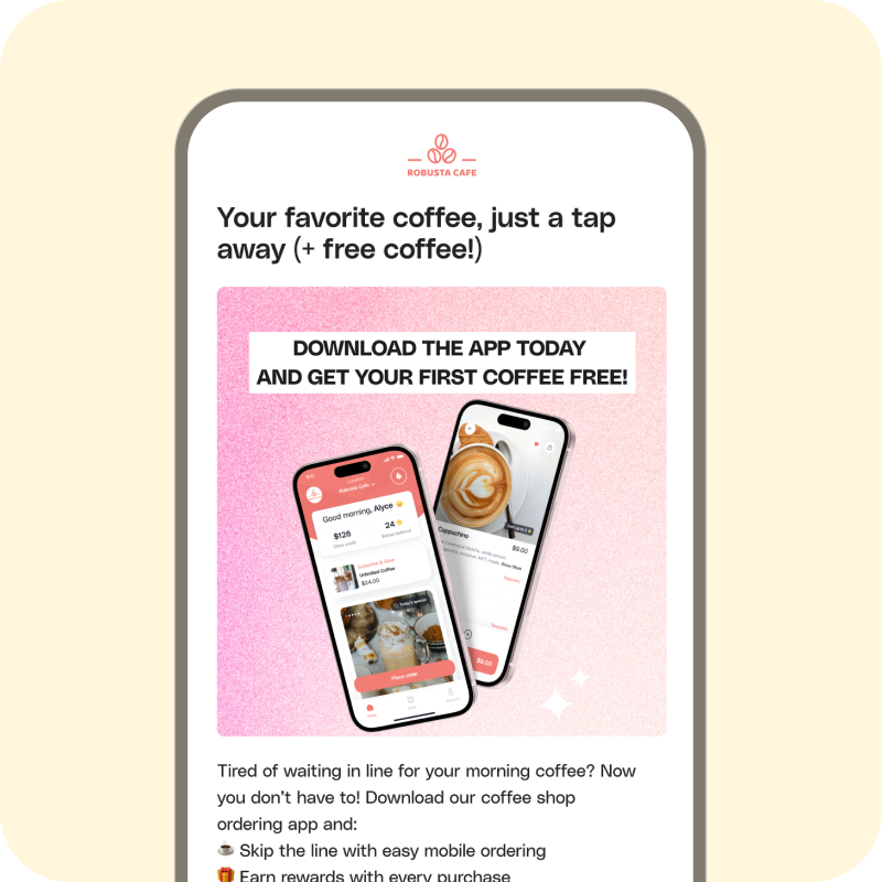 Targeted email campaigns