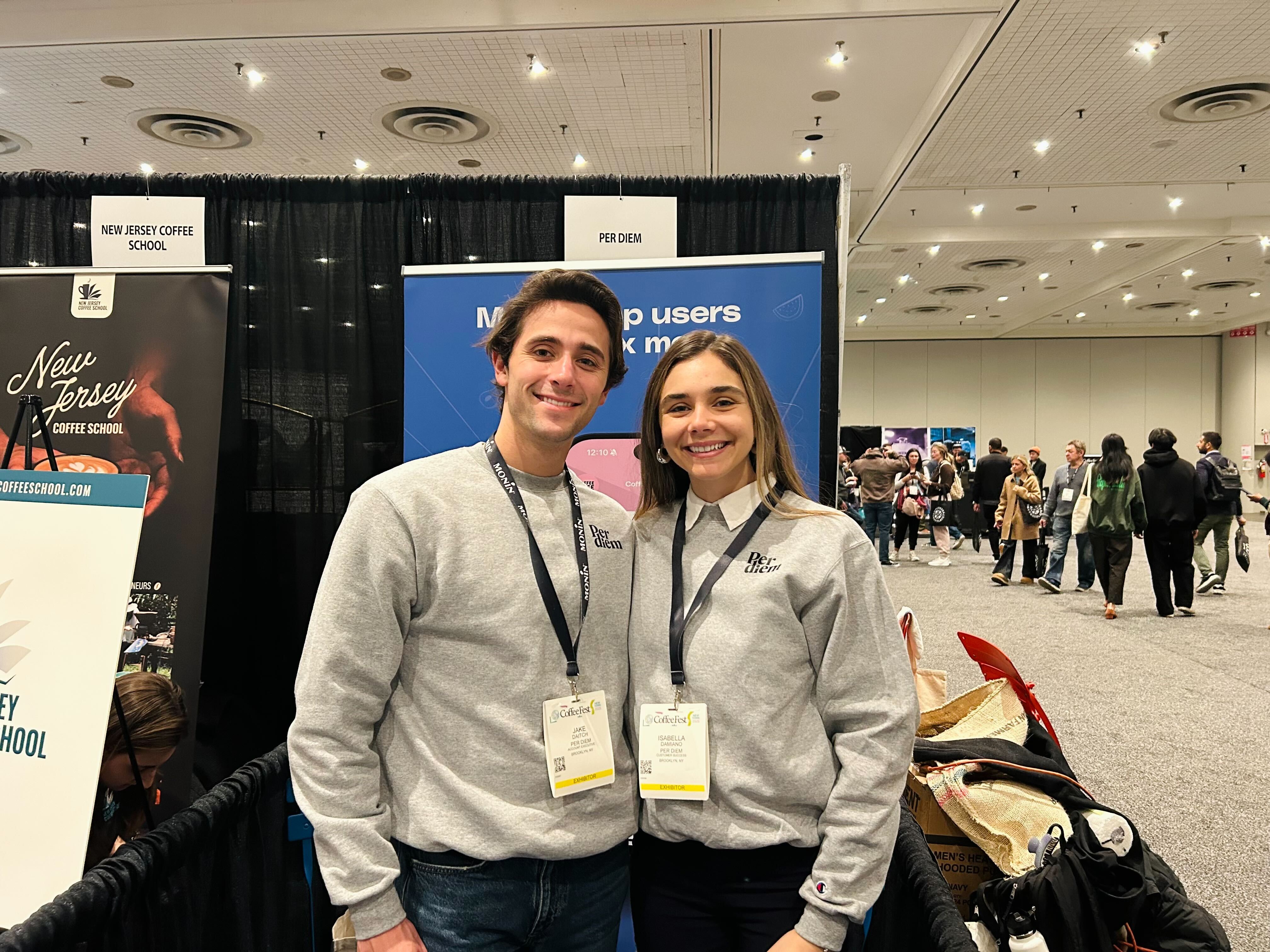 Per Diem team at the coffee fest