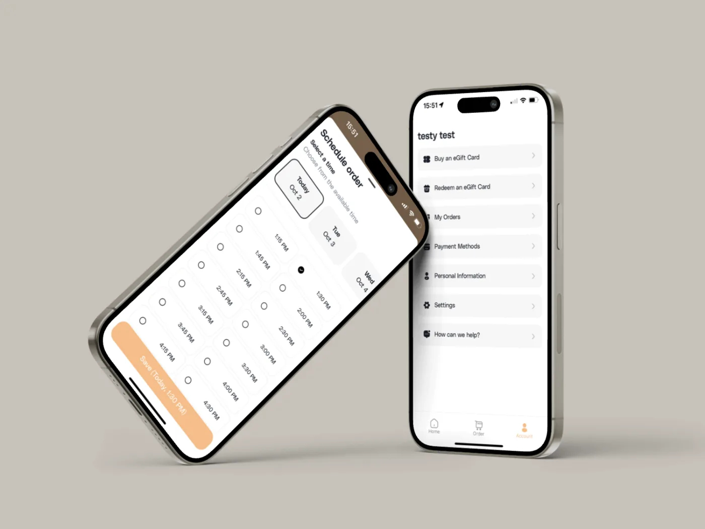 Order Settings