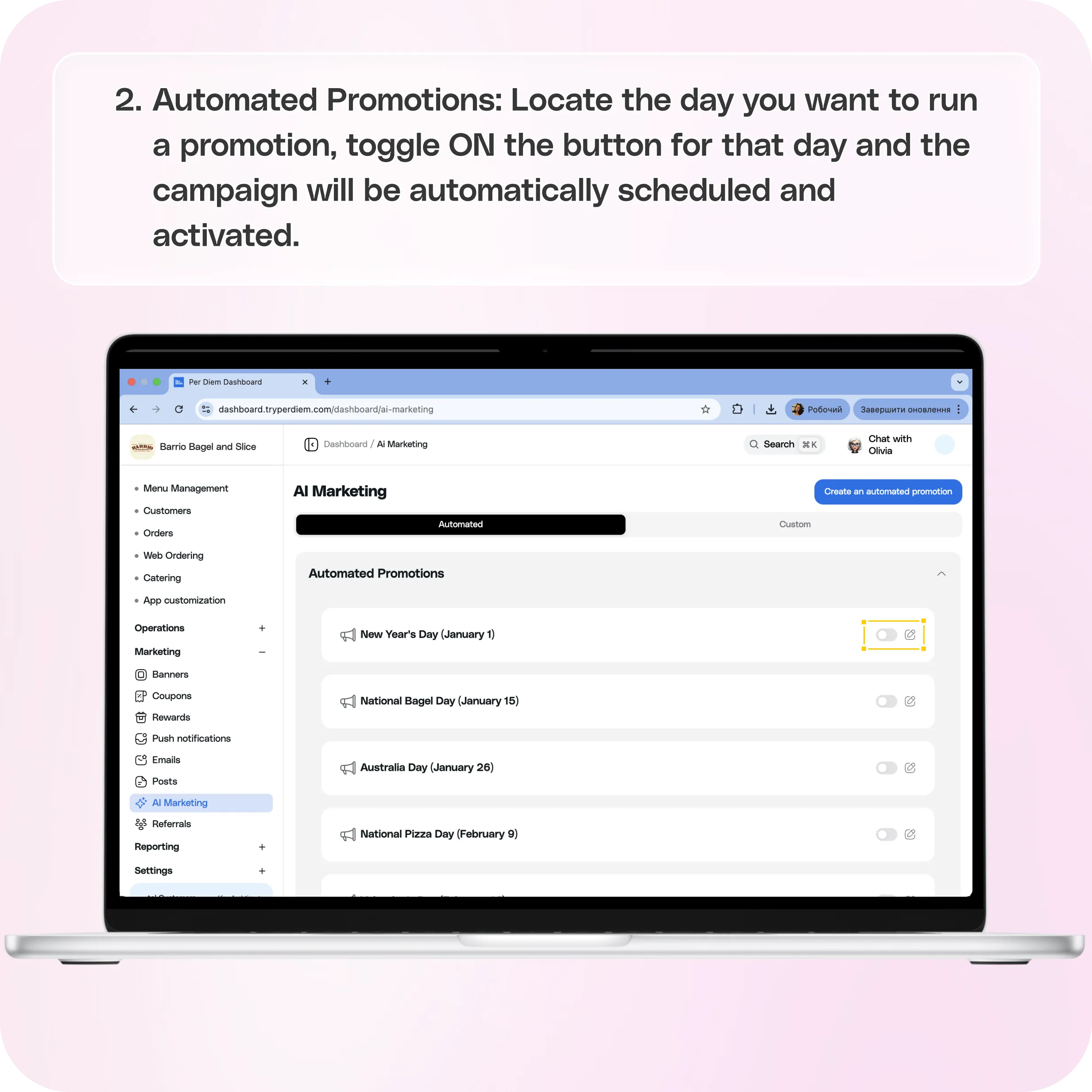 AI Marketing: Launch Auto Marketing Campaigns in Seconds — screenshot 2 of 5
