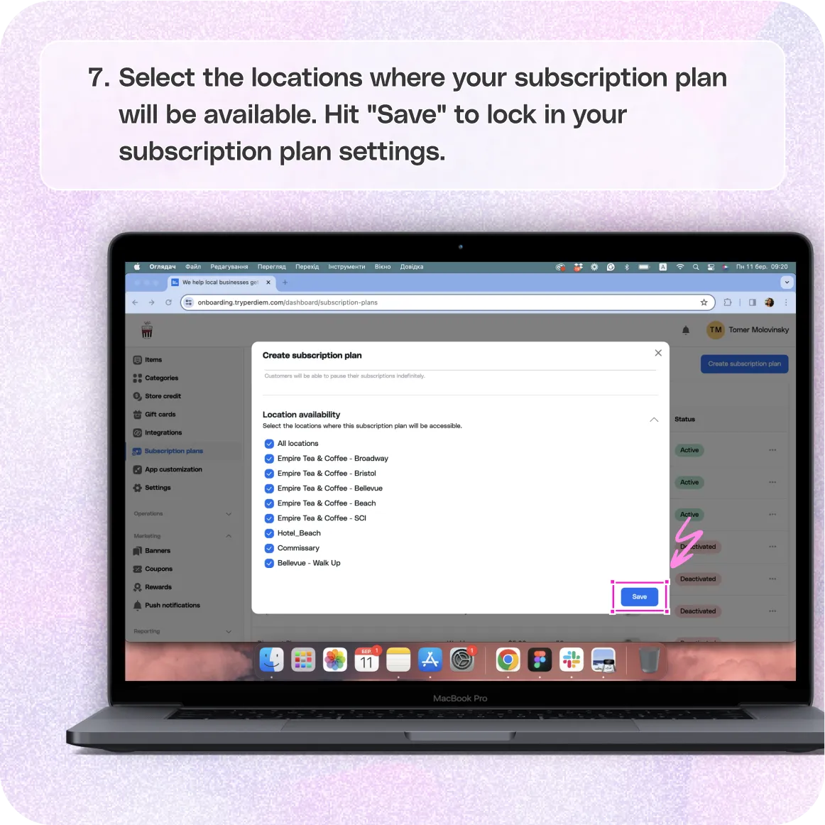 Create a subscription plan — screenshot 7 of 7