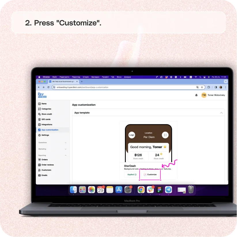 Customize your app’s onboarding — screenshot 2 of 8