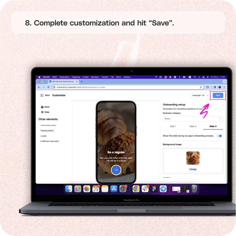 Customize your app’s onboarding — screenshot 8 of 8