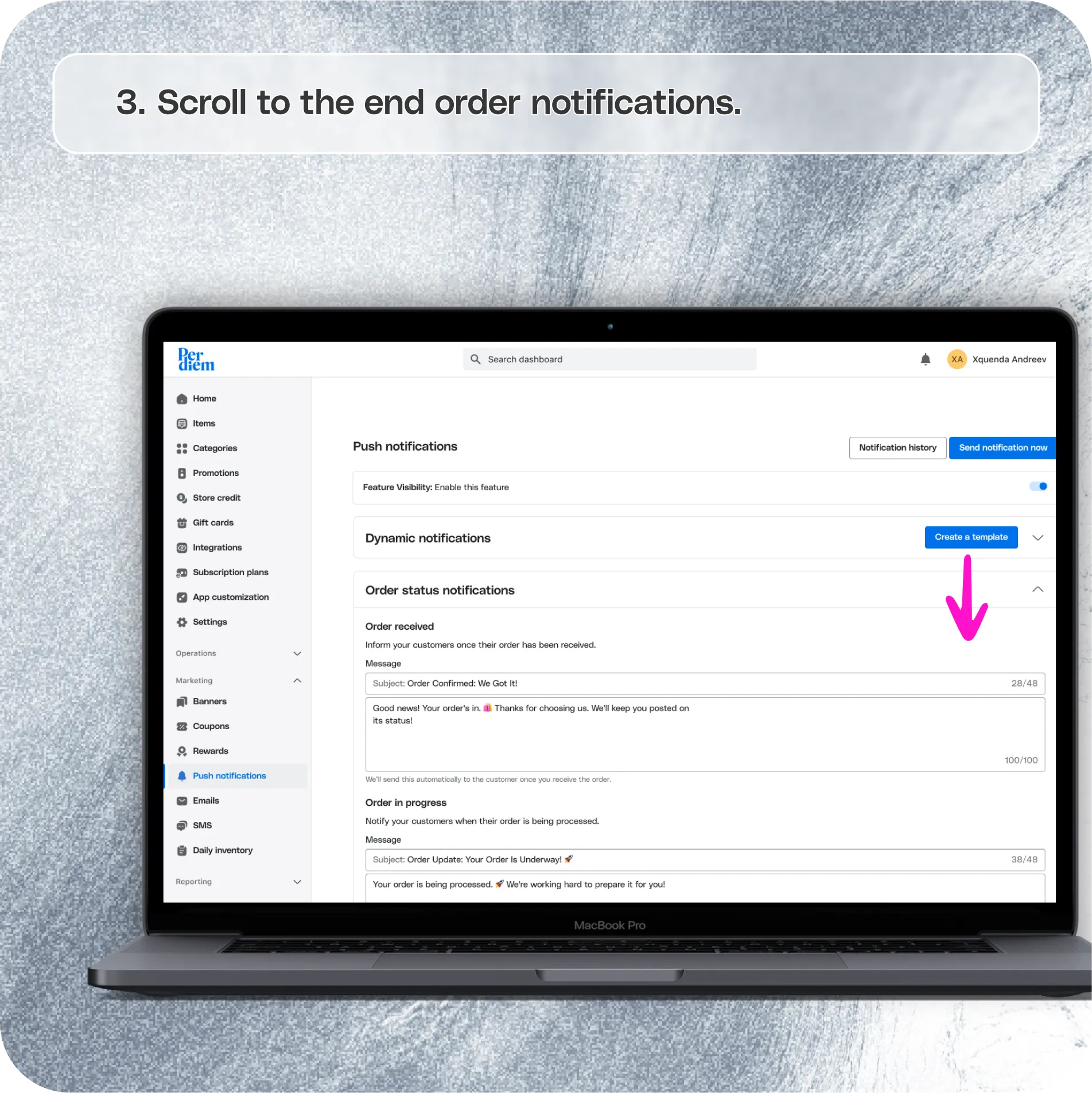 Enable auto-complete order status updates — screenshot 3 of 4