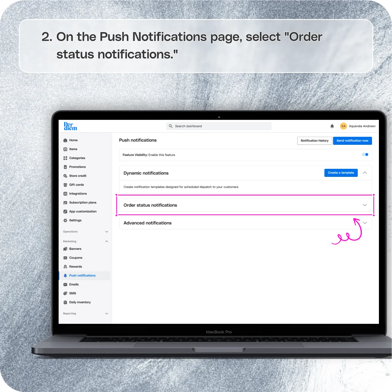 Enable auto-complete order status updates — screenshot 2 of 4