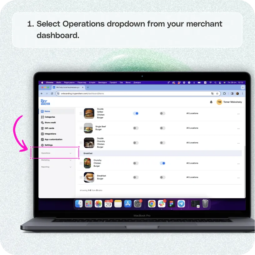 Enable multiple locations in the app — screenshot 1 of 5