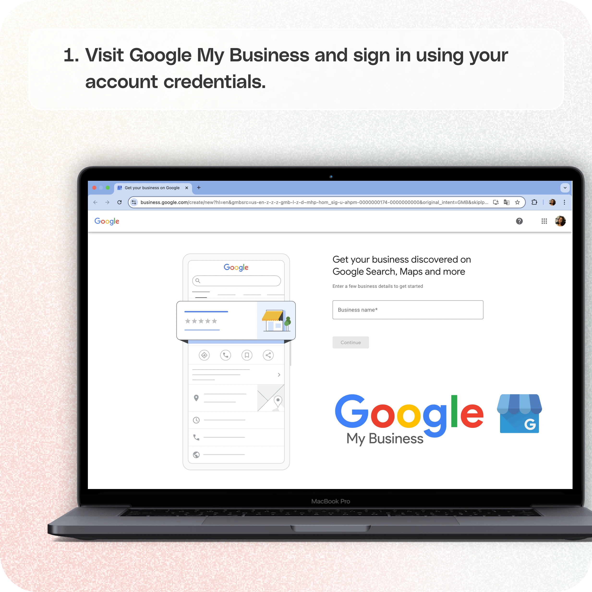 How to add your app landing page to Google Maps — screenshot 1 of 3