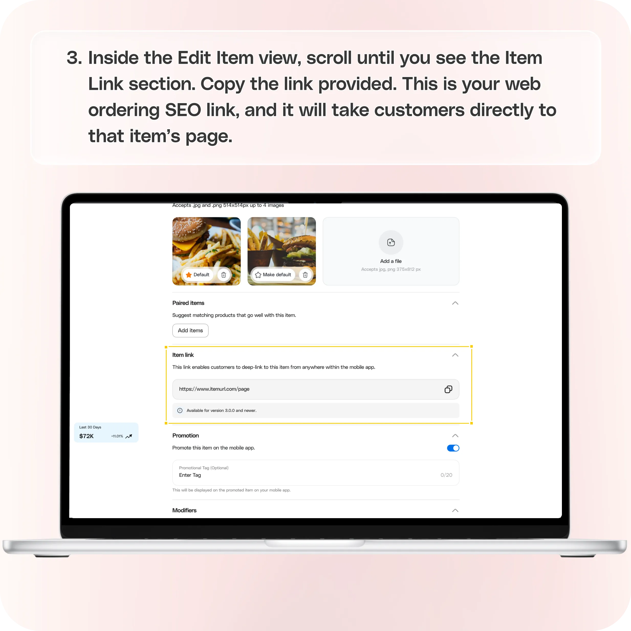 How to boost SEO for your web ordering menu items — screenshot 3 of 3