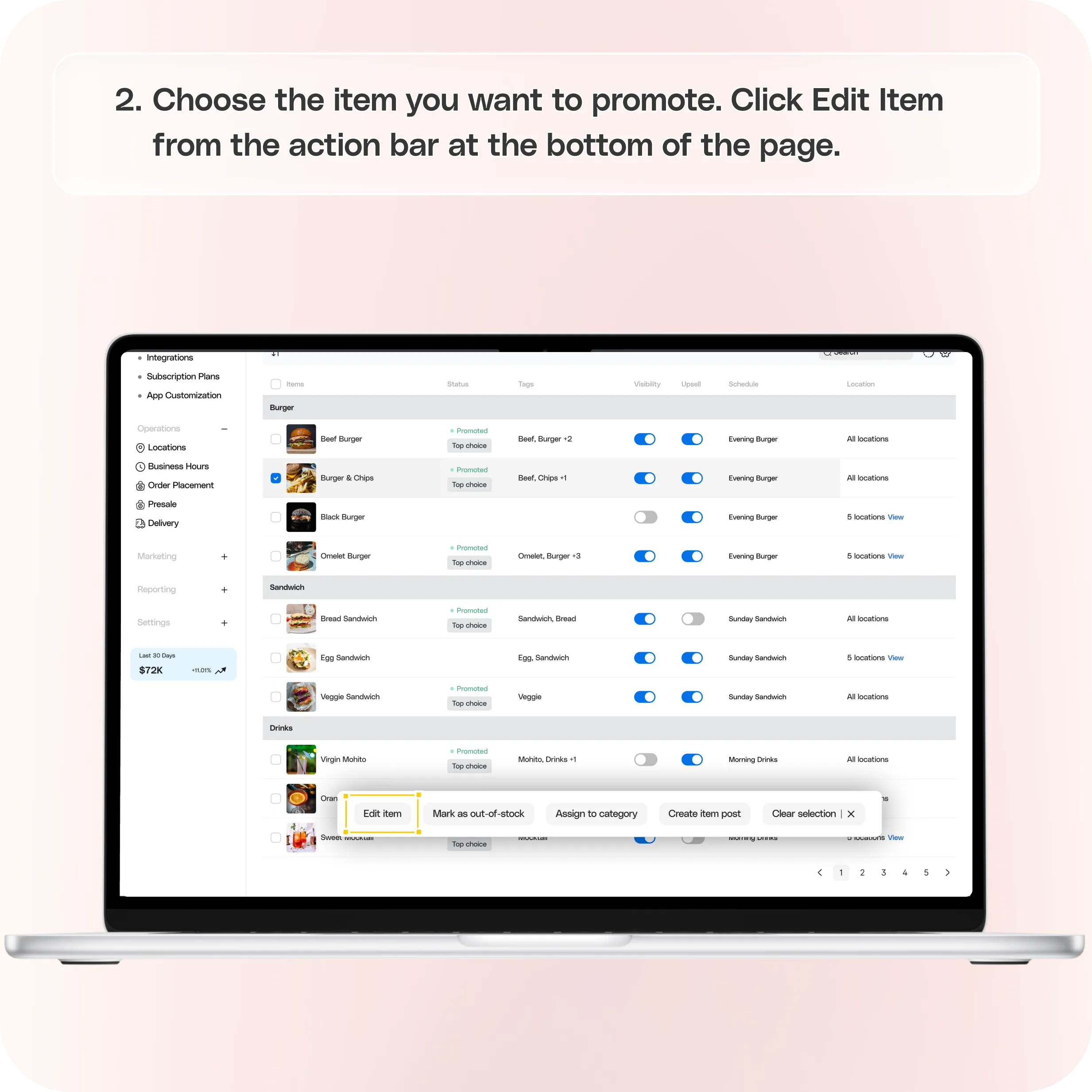 How to boost SEO for your web ordering menu items — screenshot 2 of 3