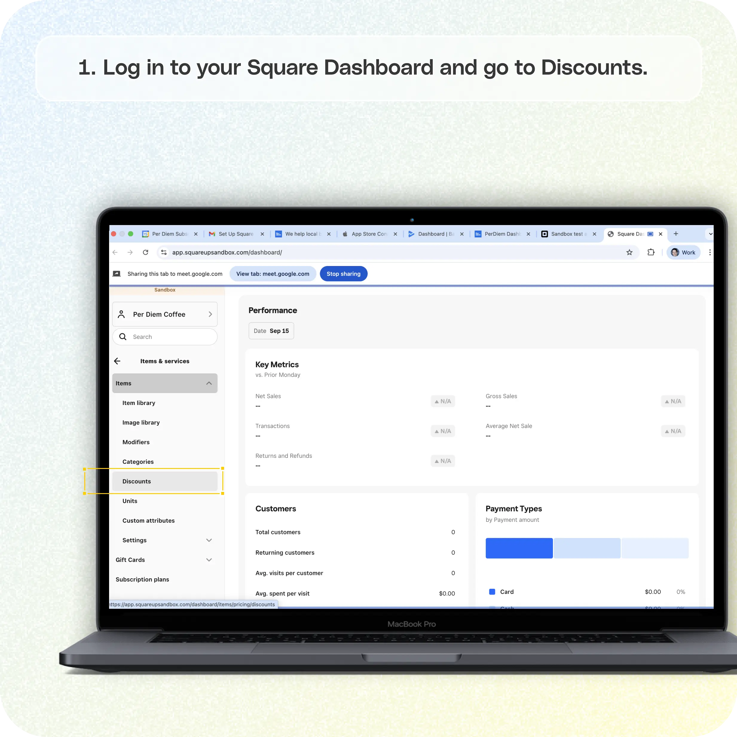 How to create BOGO deals in Square — screenshot 1 of 7