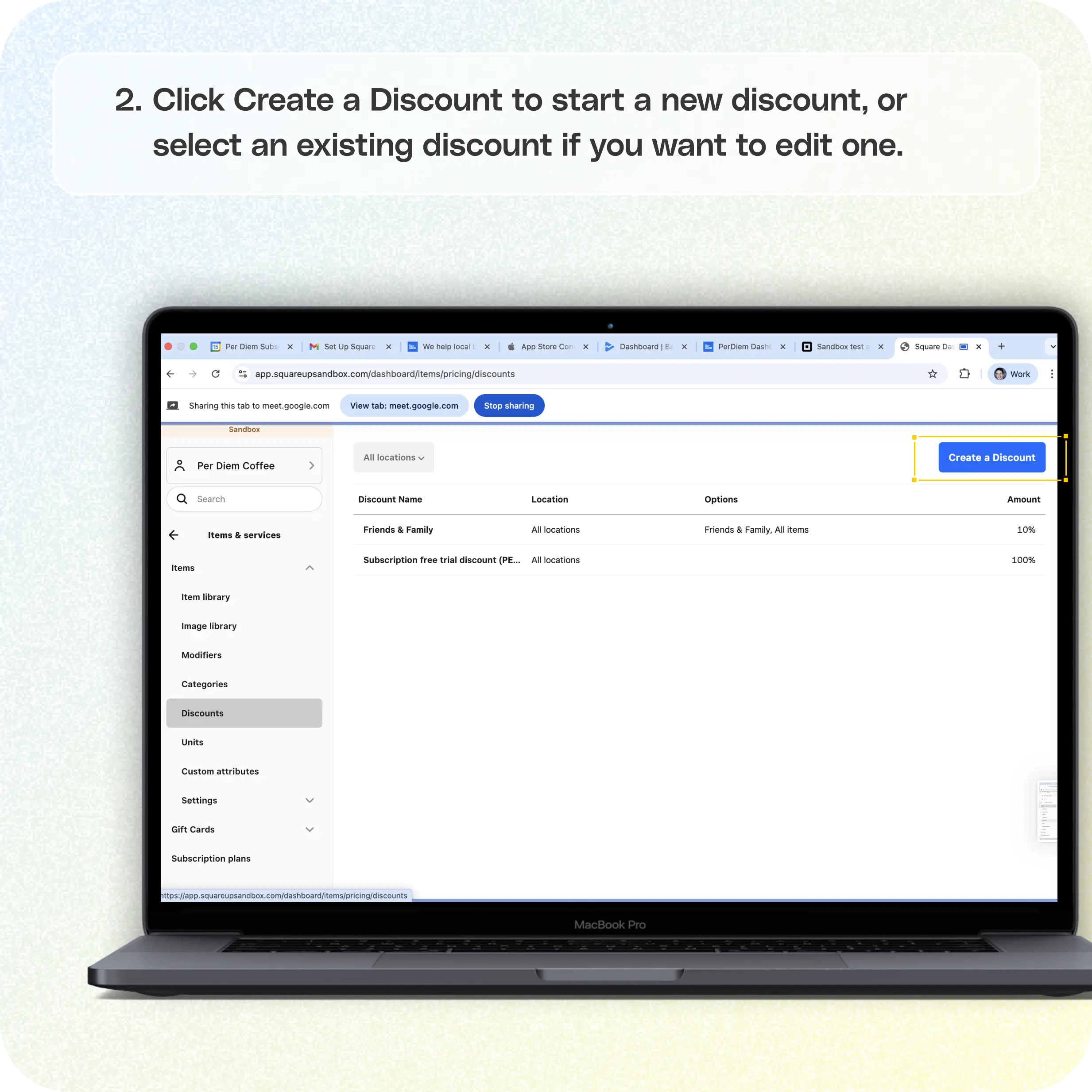 How to create BOGO deals in Square — screenshot 2 of 7