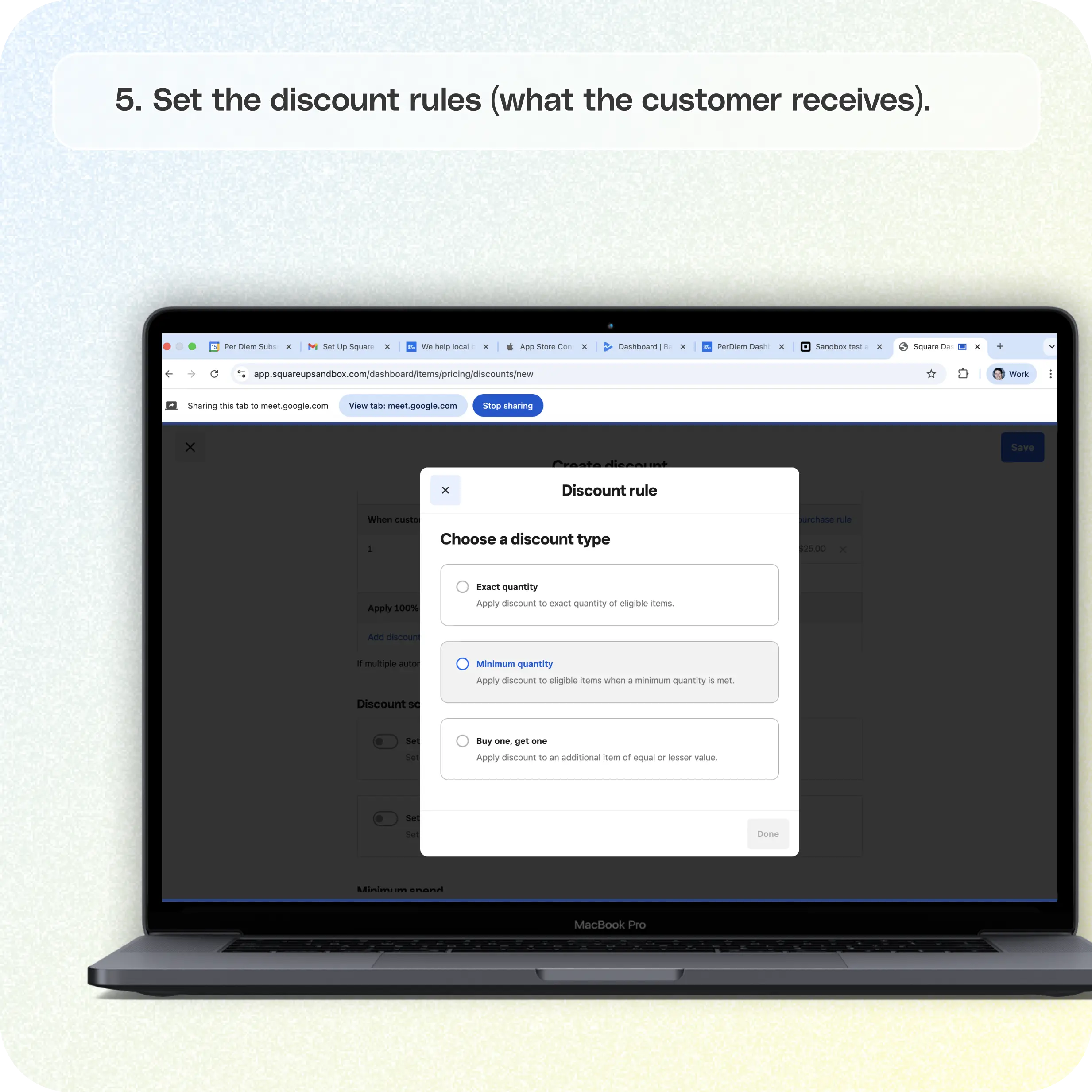 How to create BOGO deals in Square — screenshot 5 of 7