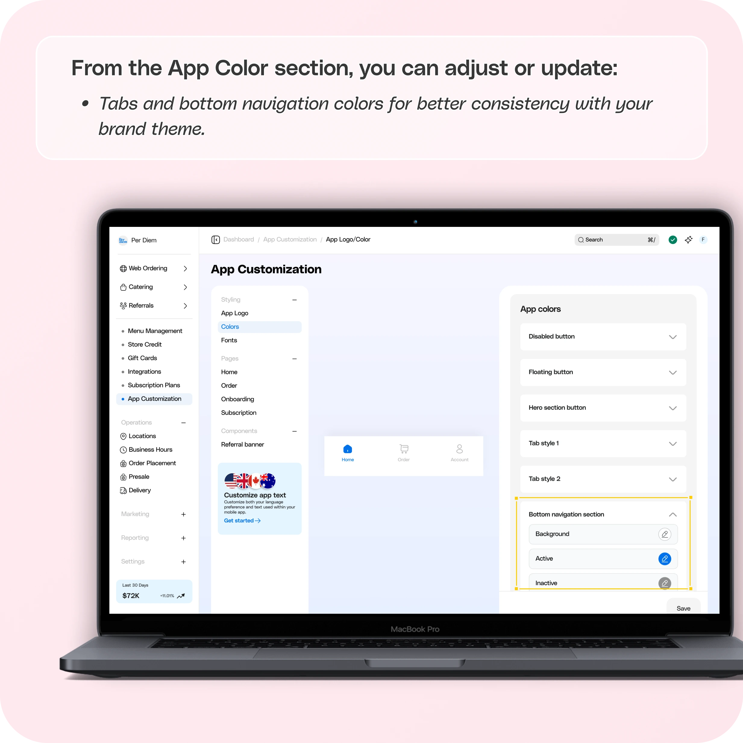 How to customize your app colors to match your brand — screenshot 5 of 6