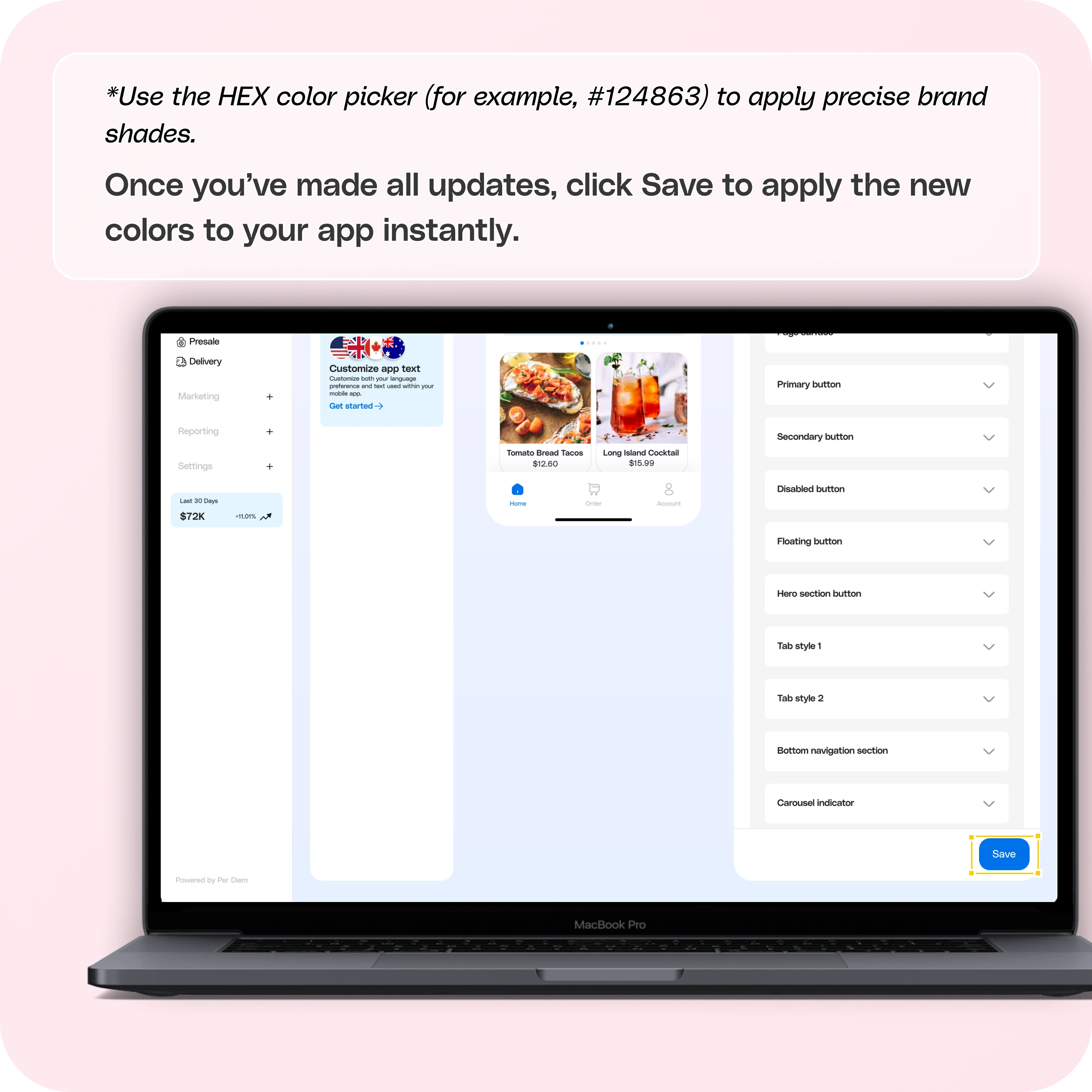 How to customize your app colors to match your brand — screenshot 6 of 6