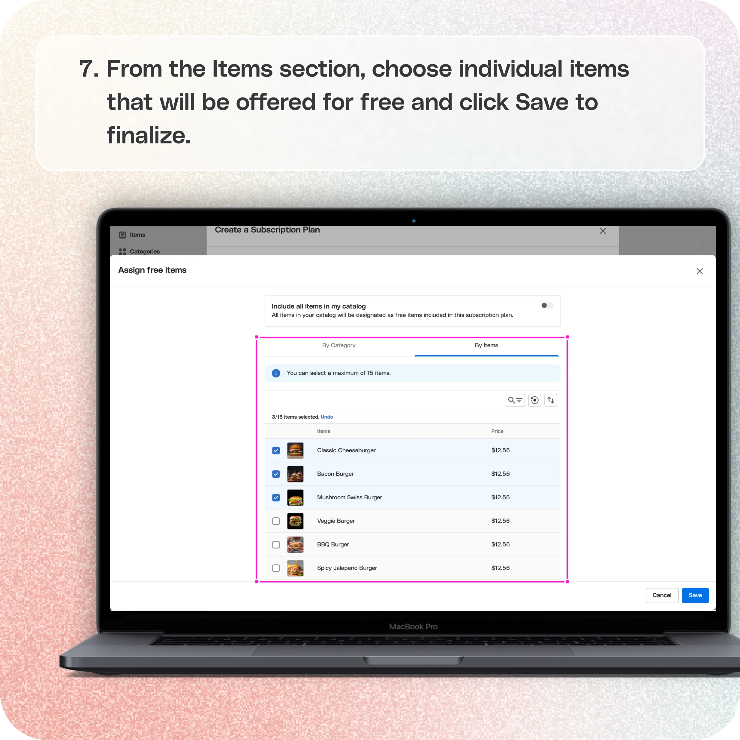 How to update subscriptions in the merchant dashboard — screenshot 7 of 14