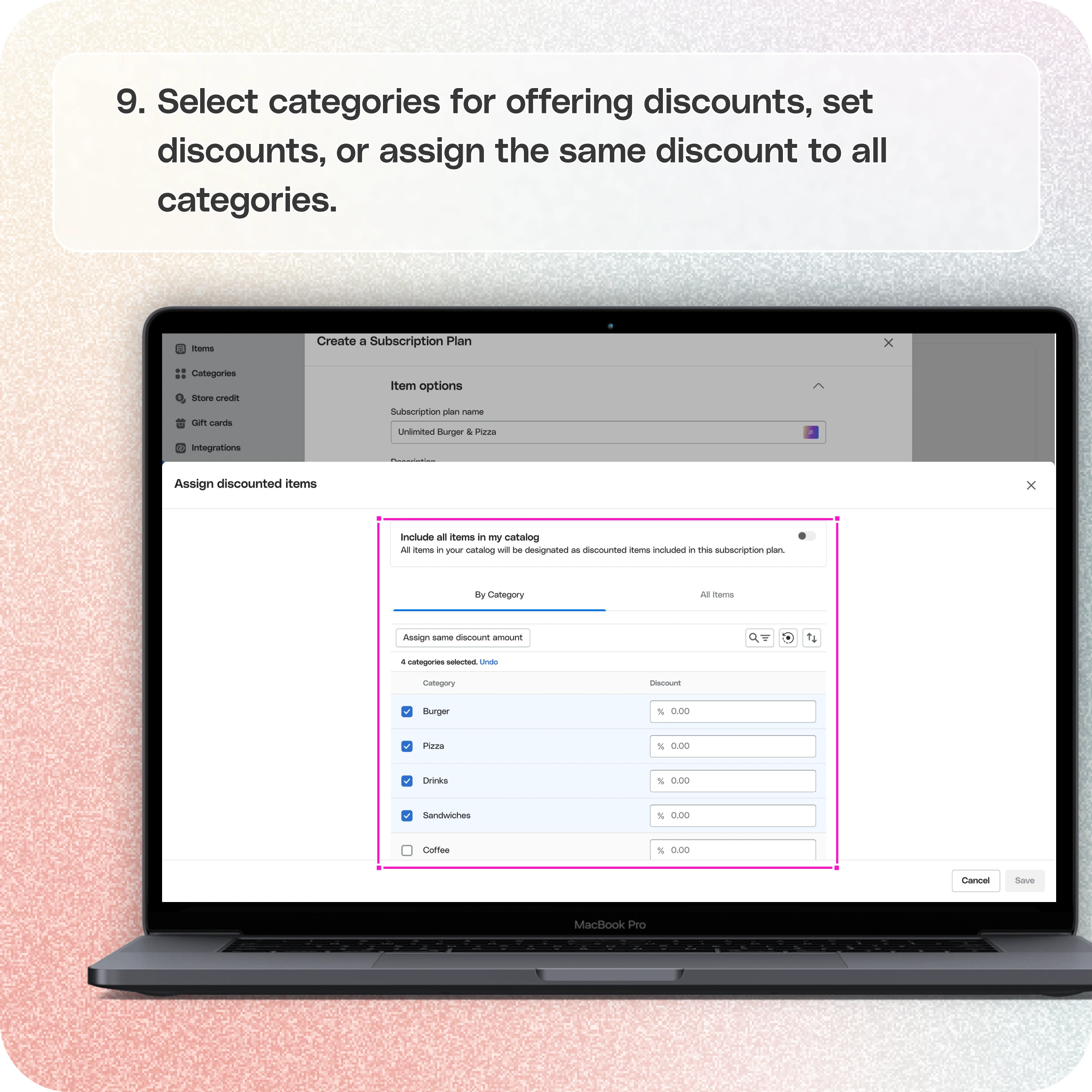How to update subscriptions in the merchant dashboard — screenshot 9 of 14
