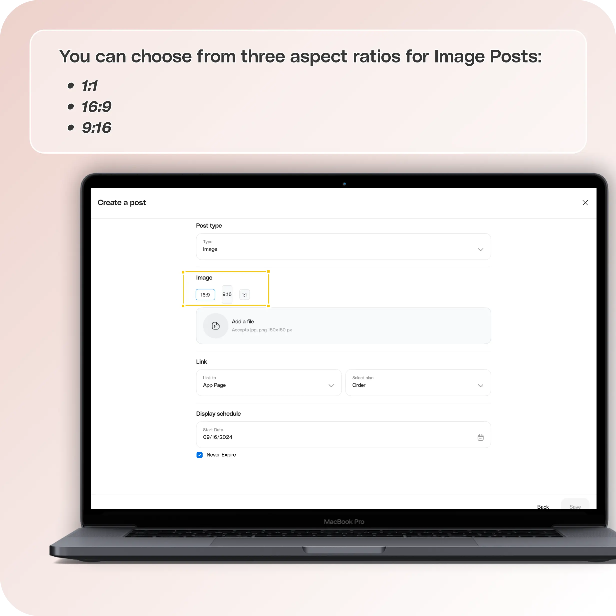 How to use different post layouts in the app — screenshot 4 of 6