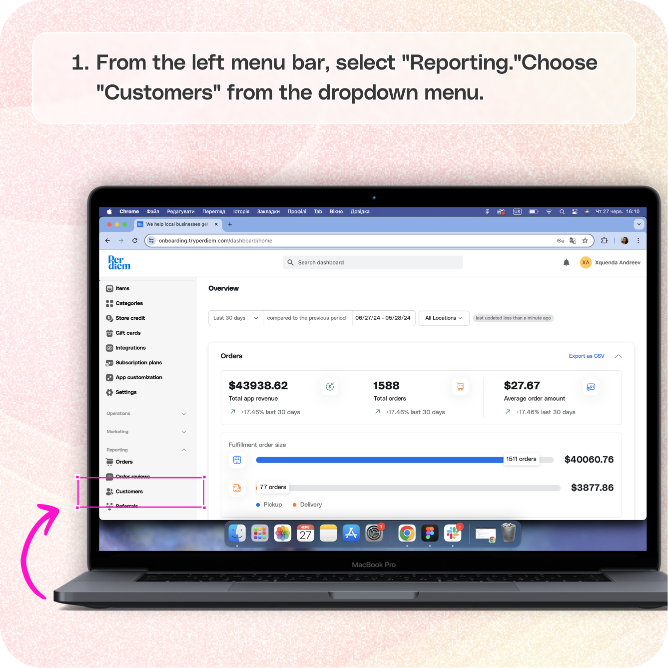 Manage customers easily from your dashboard — screenshot 1 of 6