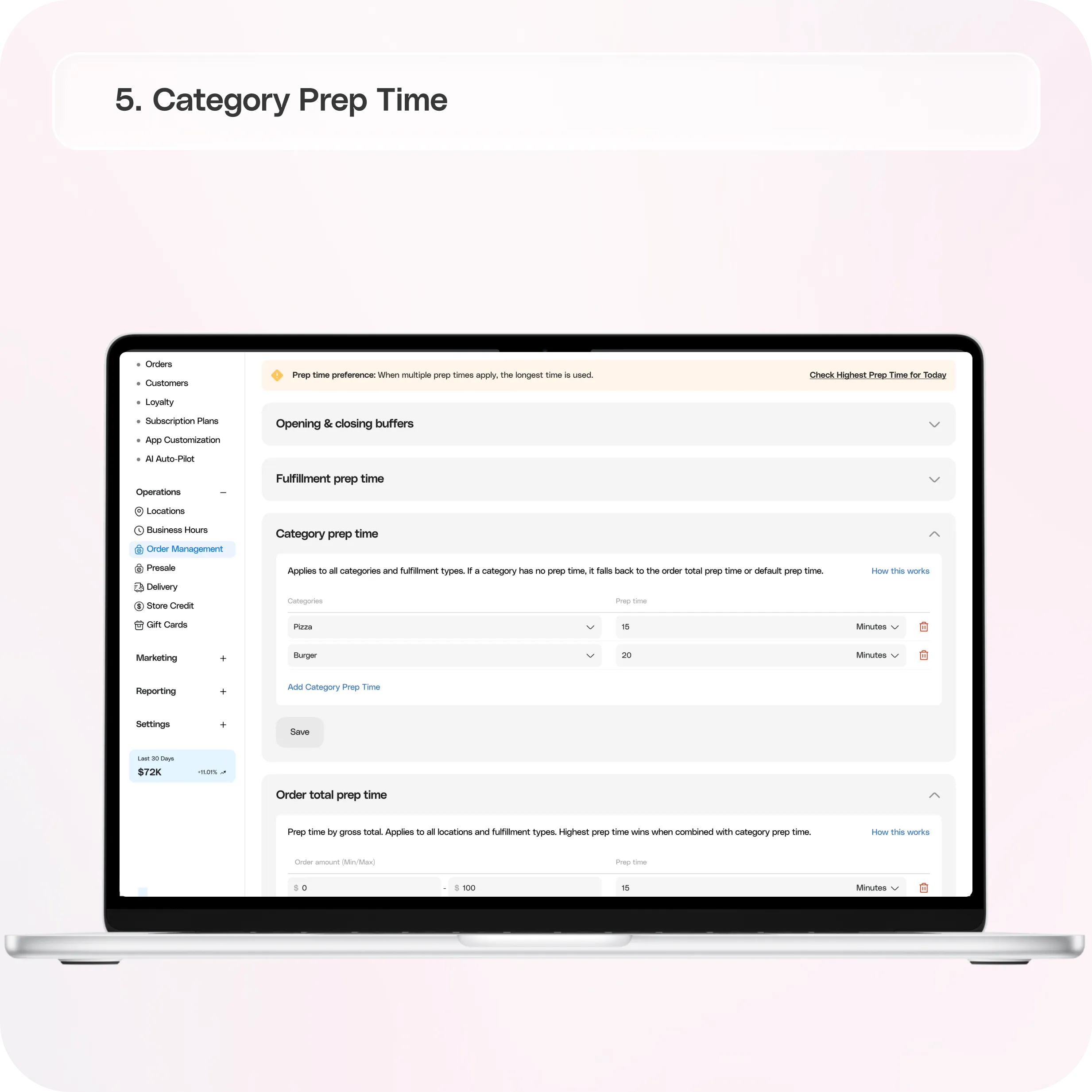Manage Prep Time in Your Merchant Dashboard — screenshot 5 of 6