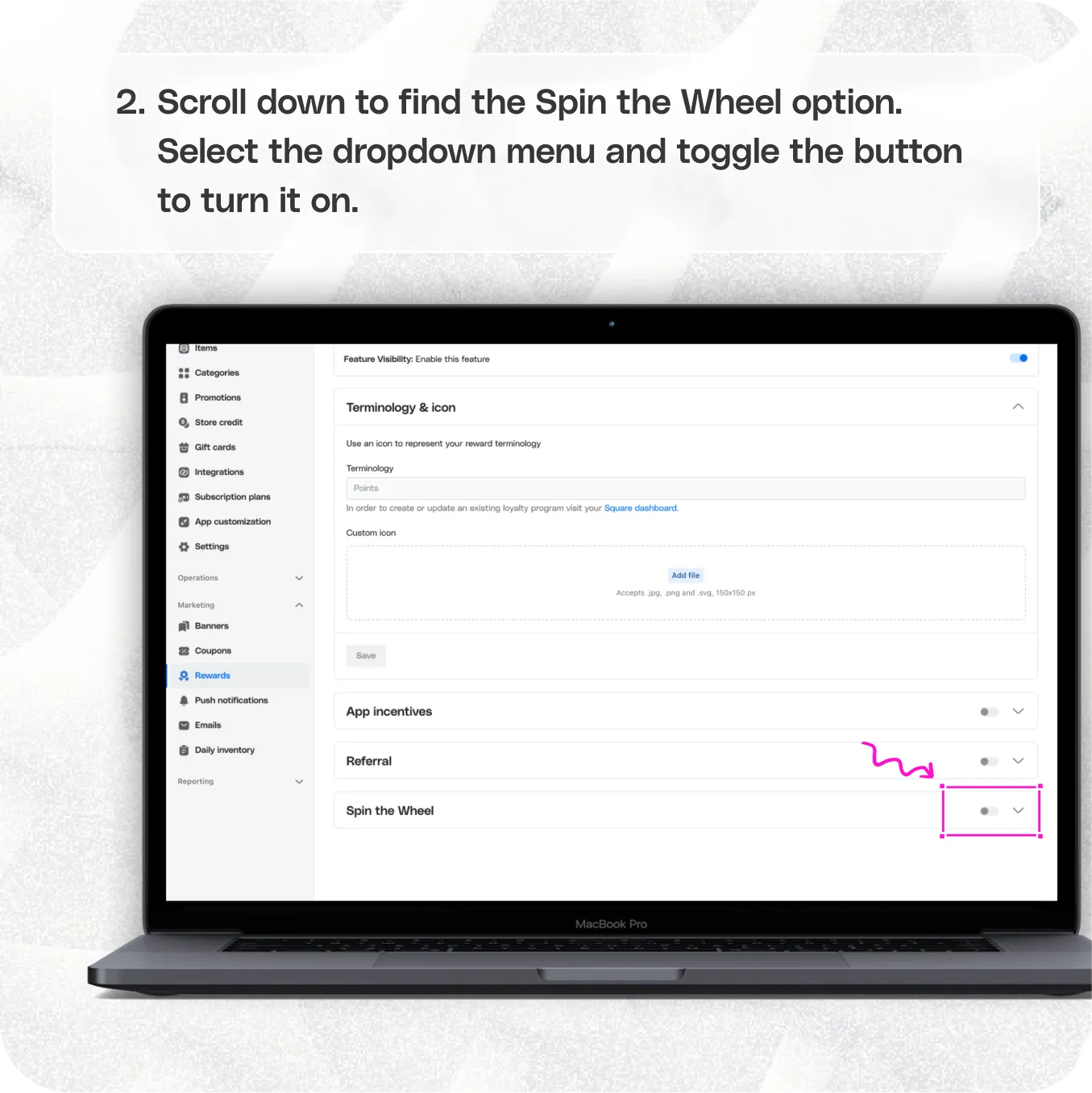 Offer rewards with Spin the Wheel — screenshot 2 of 6