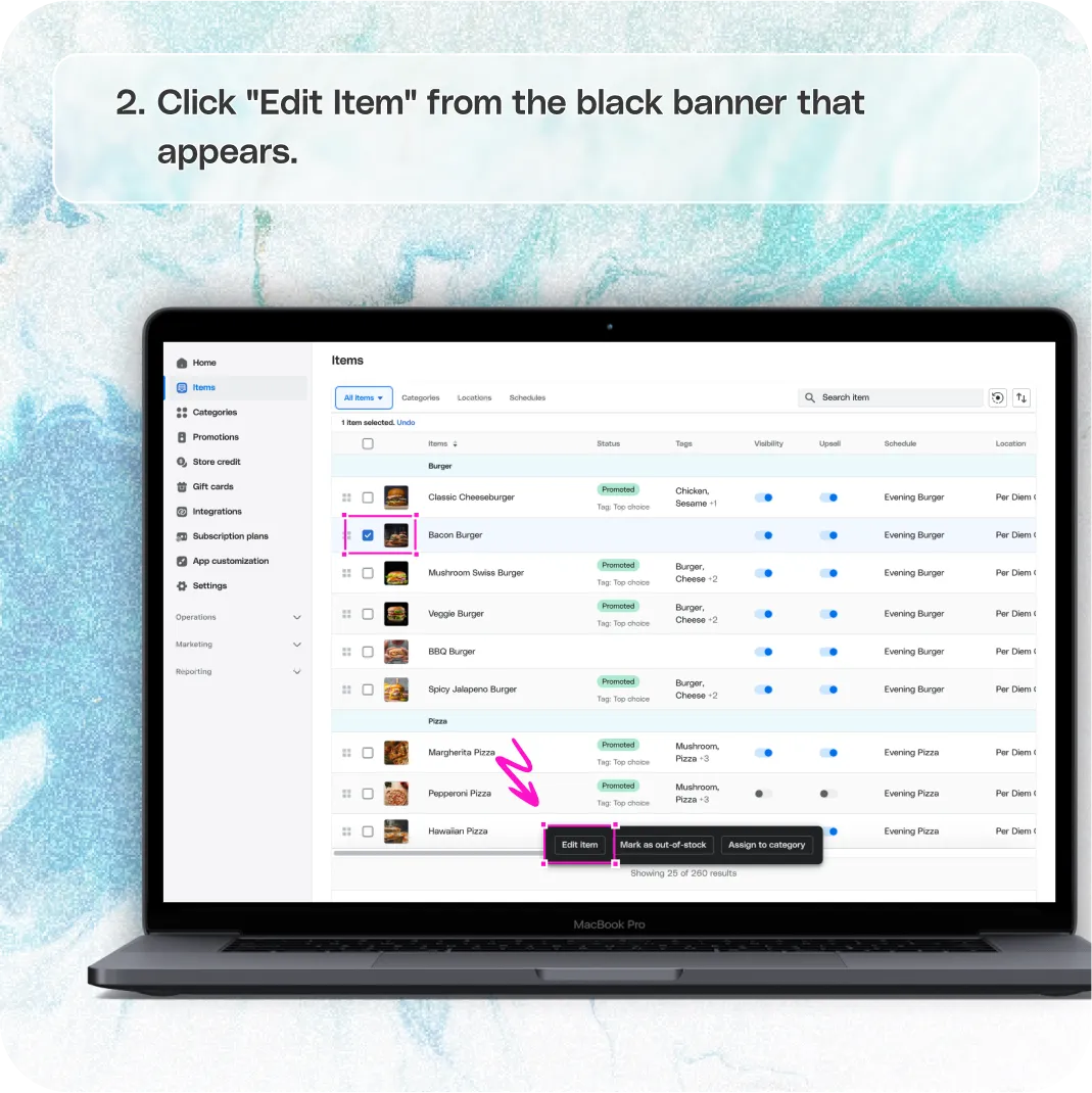 Offer the "Build Your Box" Feature in your app — screenshot 2 of 6