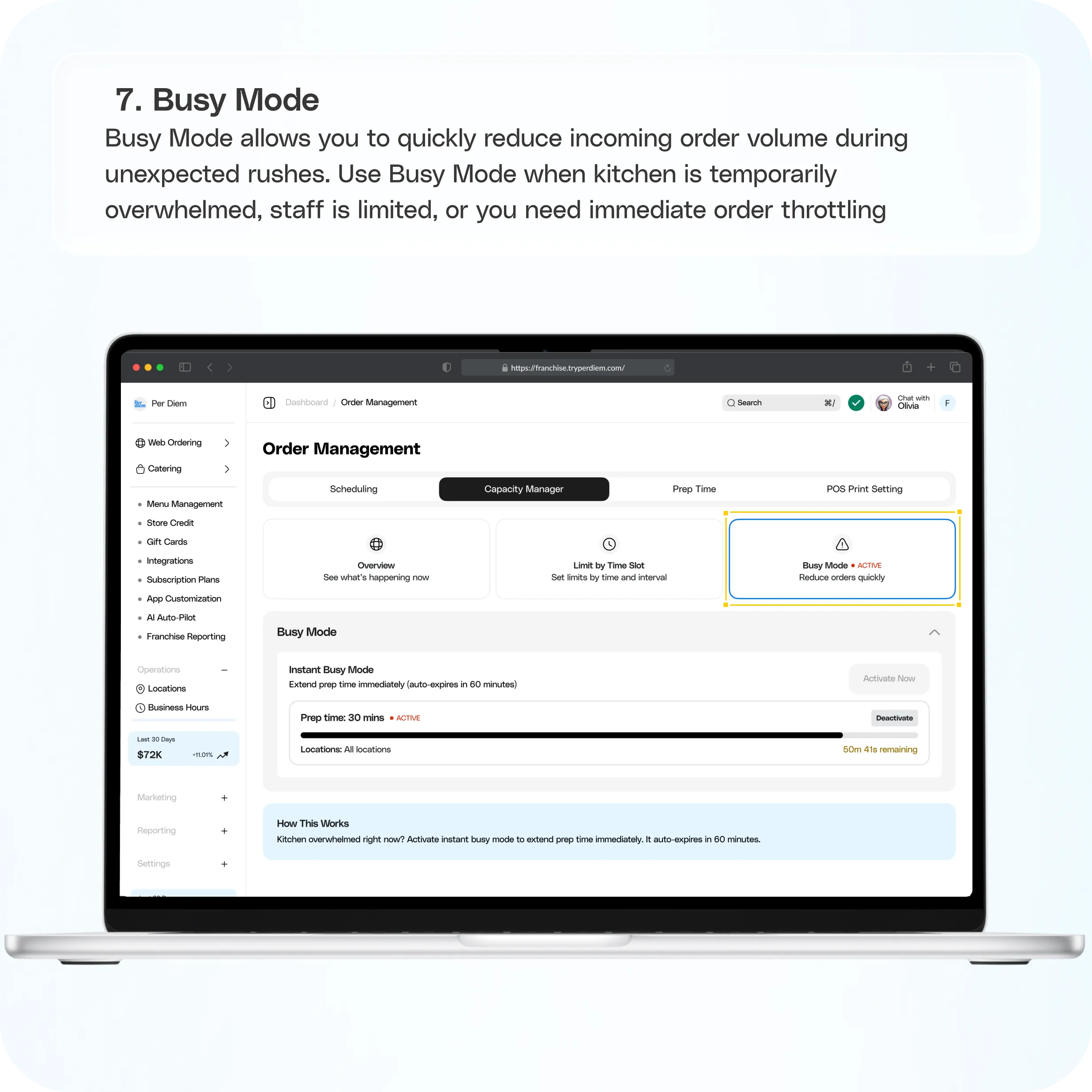 Order Throttling — screenshot 7 of 8